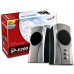 Genius 2.0-CH SP-E200 Desktop Speakers (Black/Silver)