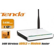 Tenda 54m Wireless ADSL2 + 4 Port Modem Router W548d V2.0